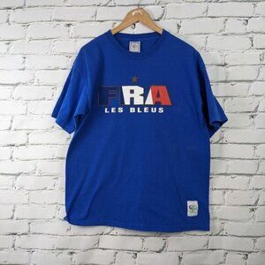 France national team soccer tshirt FIFA world cup Germany 2006 size large